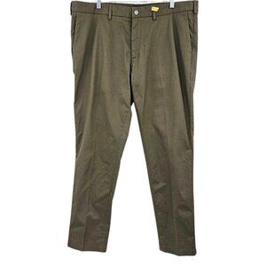 Spoke Sharps Build A Chino Pants Olive Green Men's 40x31 Straight Leg Business
